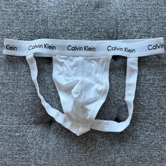 White Calvin Klein Jockstrap - Picture 2 of 3